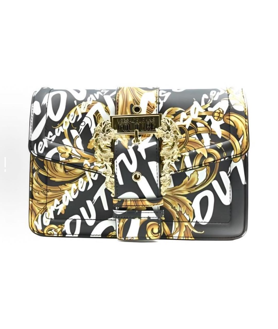 VERSACE JEANS COUTURE Мульти кожаная сумка через плечо, фото 6