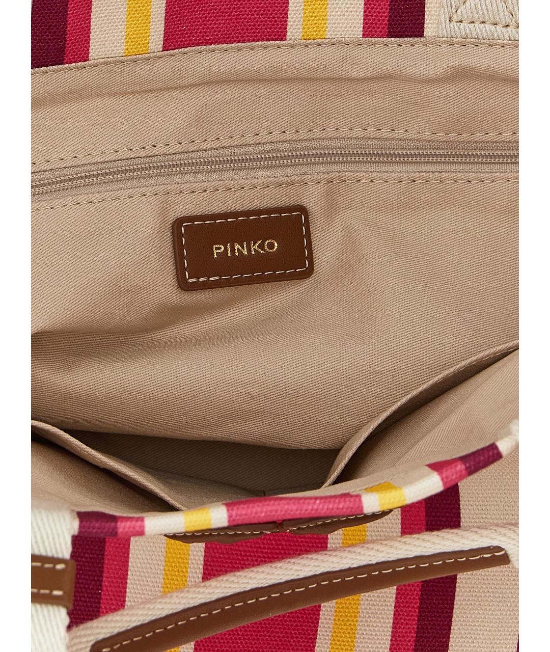 PINKO Мульти хлопковая сумка тоут, фото 4