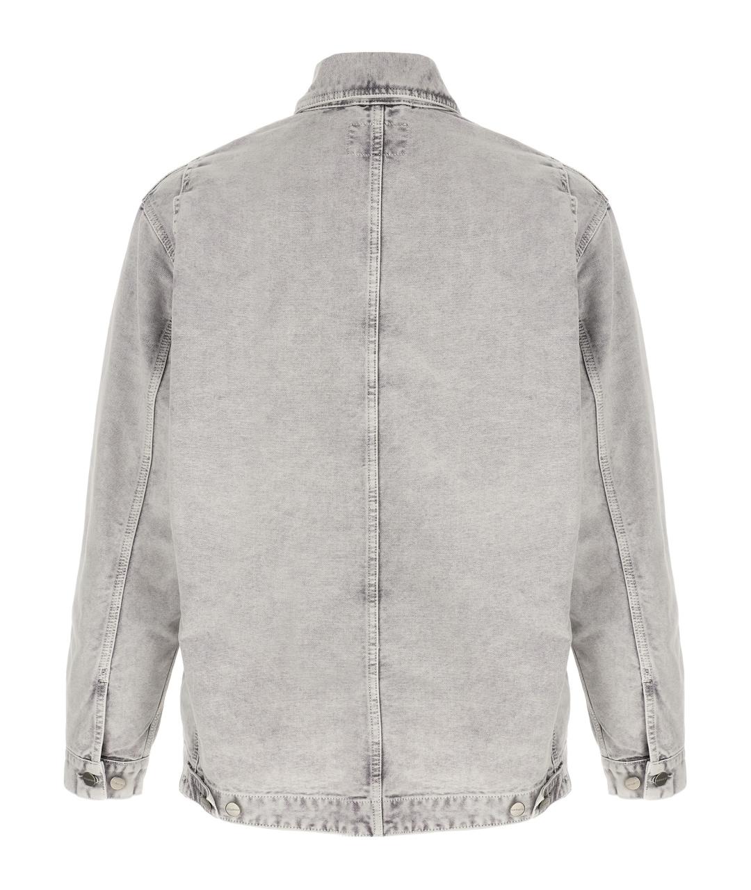 CARHARTT WIP Серая хлопковая куртка, фото 2