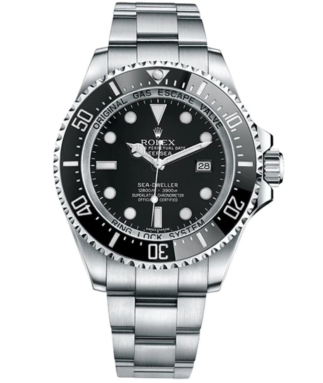 ROLEX Черные часы, фото 2