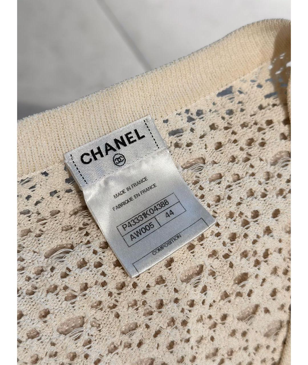CHANEL Белый кардиган, фото 3