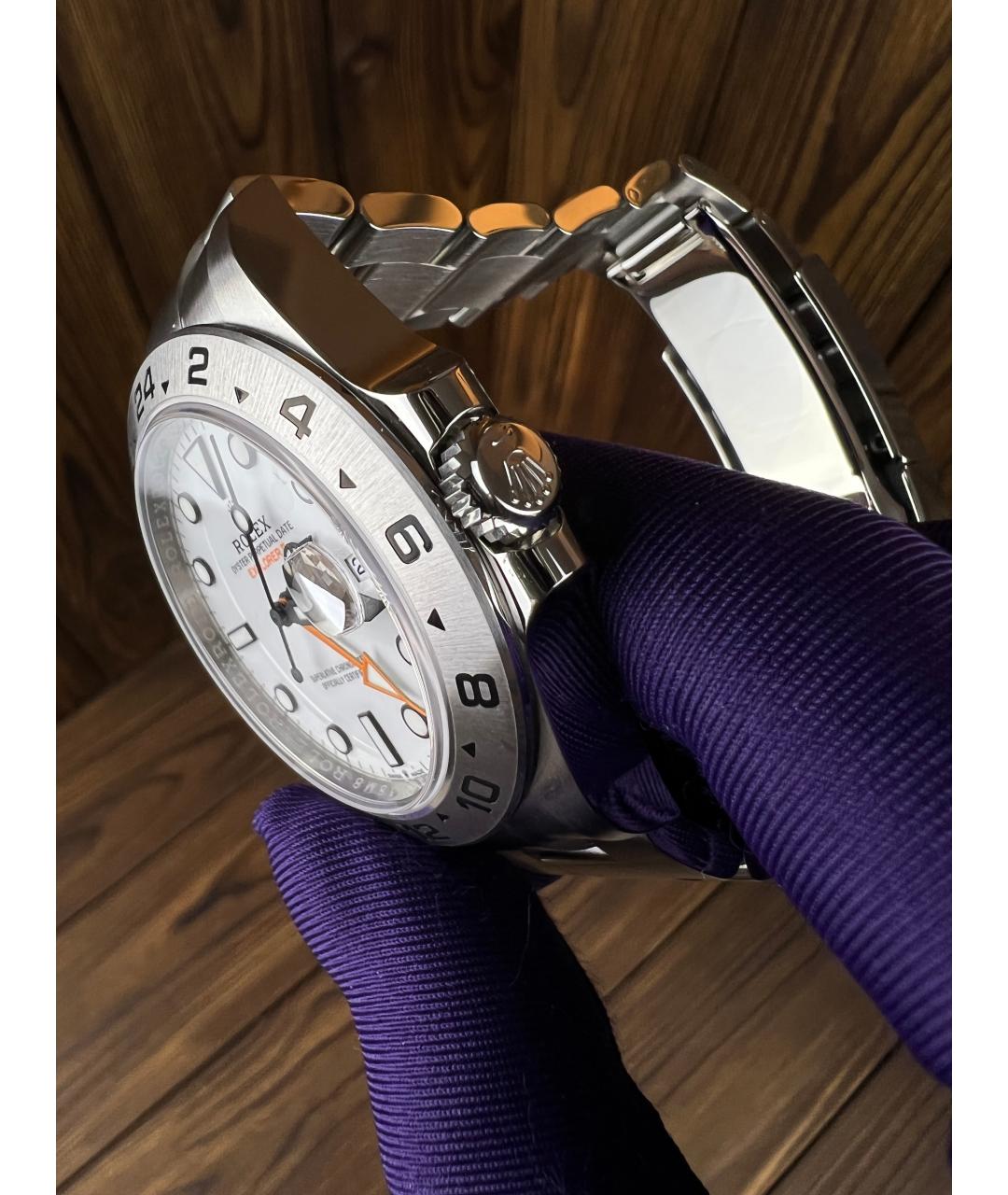 ROLEX Белые часы, фото 4