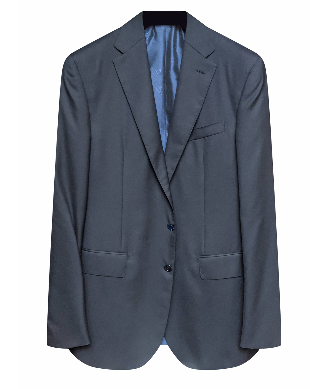STEFANO RICCI Темно-синий шерстяной пиджак, фото 1