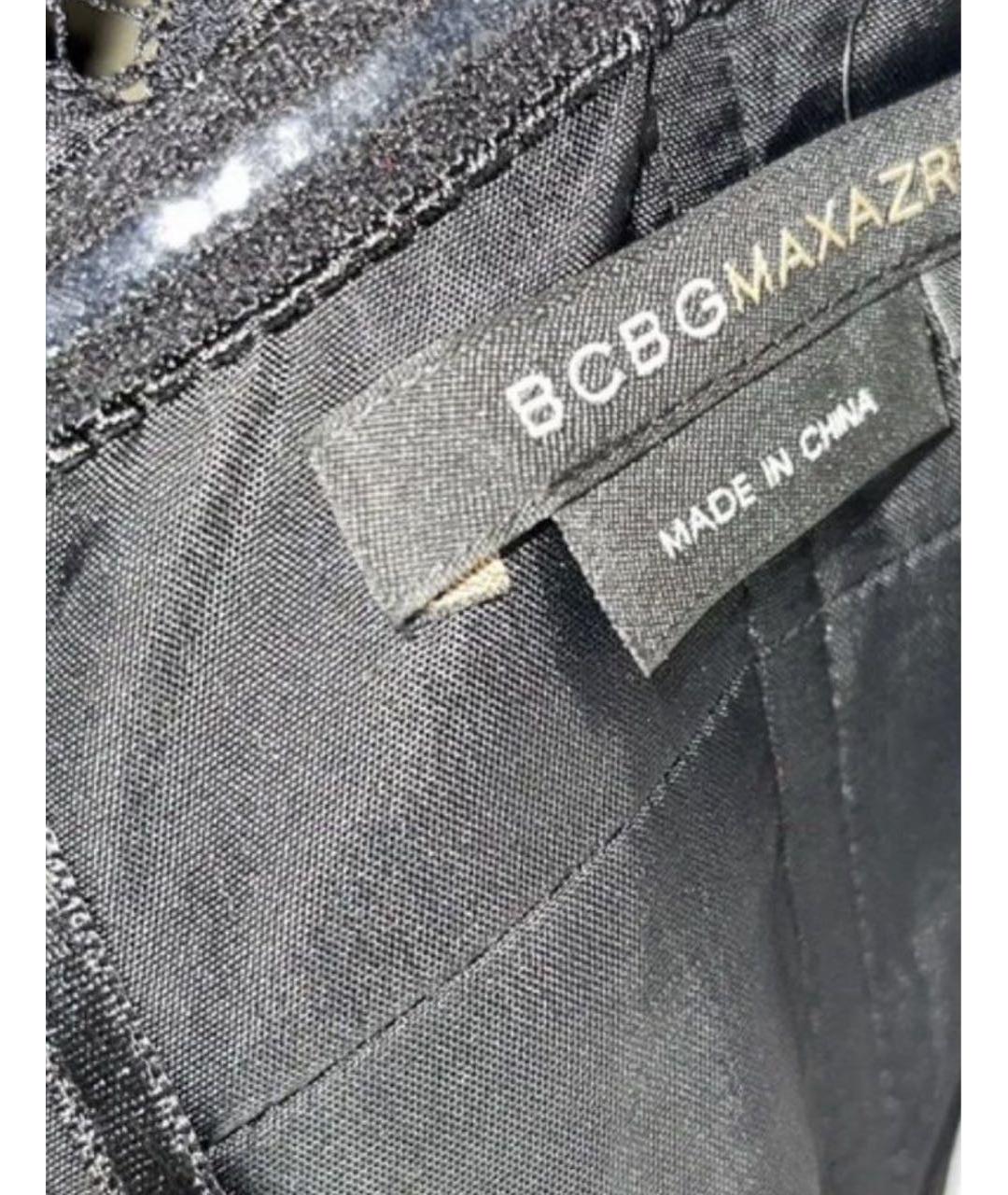 BCBG MAXAZRIA Черное полиэстеровое коктейльное платье, фото 5