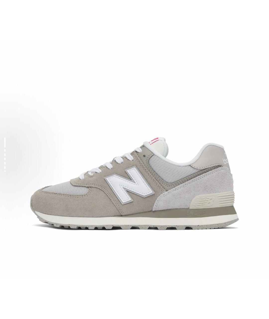 NEW BALANCE Серые низкие кроссовки / кеды, фото 7