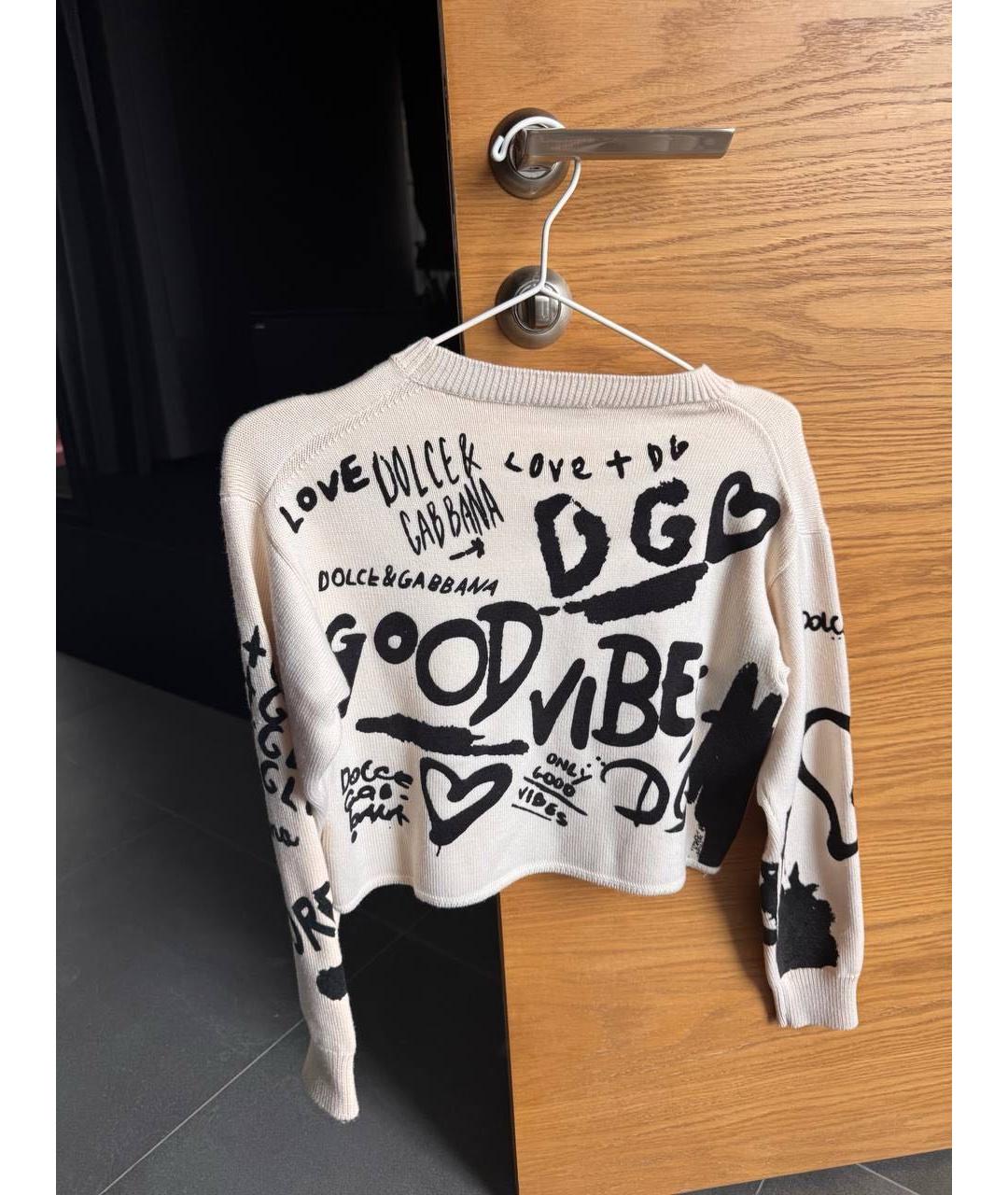 DOLCE&GABBANA Бежевый хлопковый жакет / жилет, фото 4