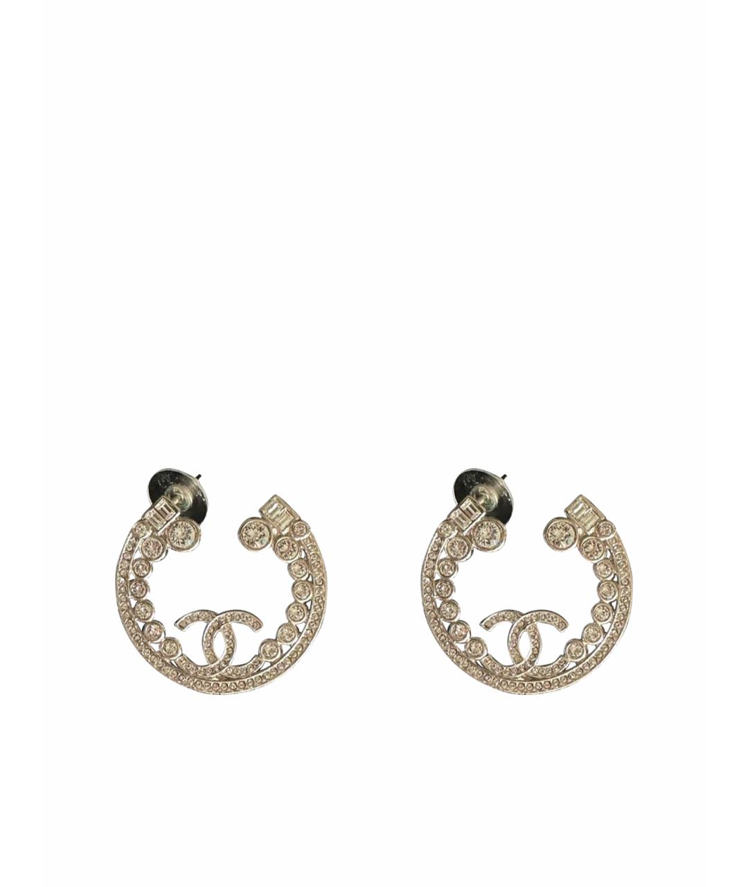 CHANEL Металлические серьги, фото 1