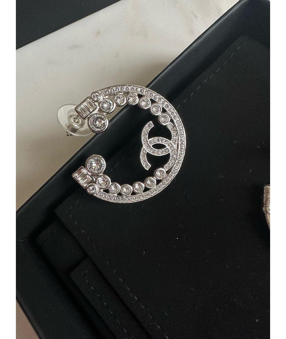 CHANEL Металлические серьги, фото 3