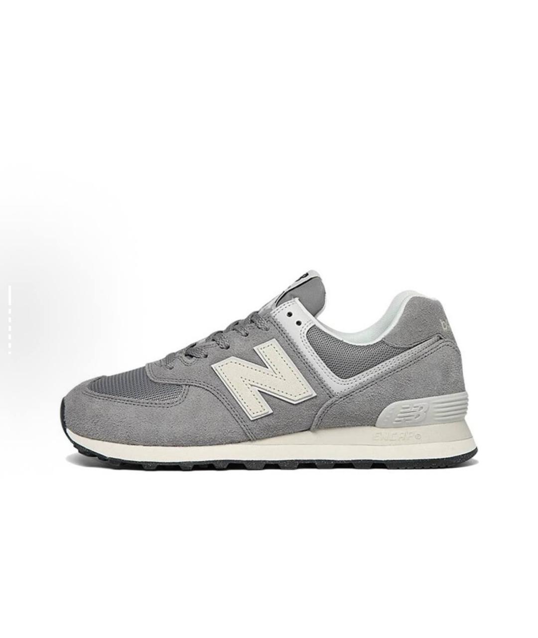 NEW BALANCE Серые низкие кроссовки / кеды, фото 7