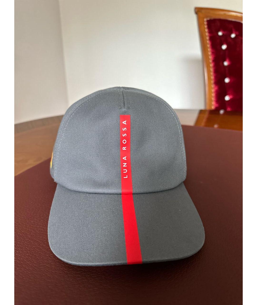 PRADA Серая хлопковая кепка/бейсболка, фото 9