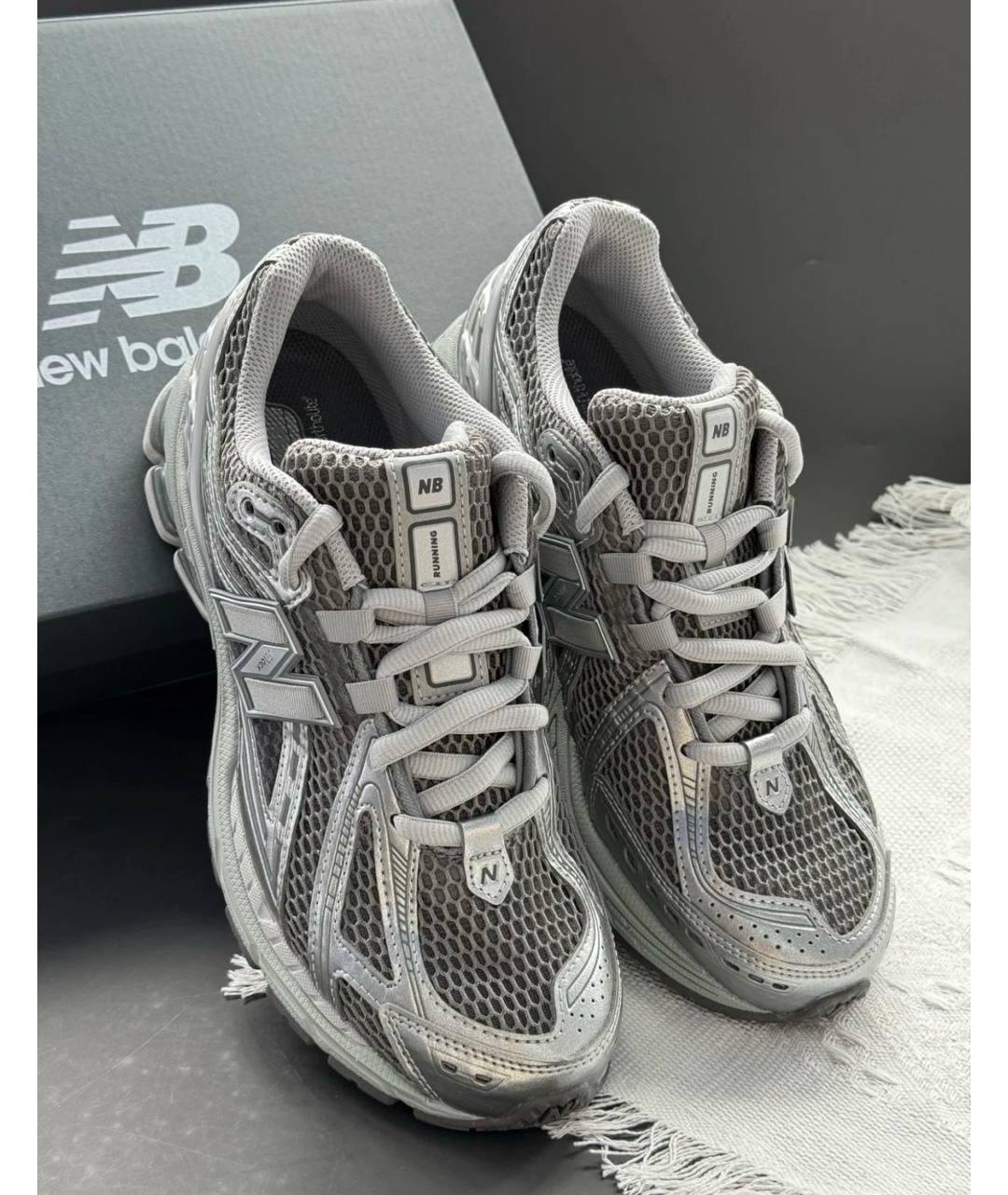 NEW BALANCE Серые низкие кроссовки / кеды, фото 4