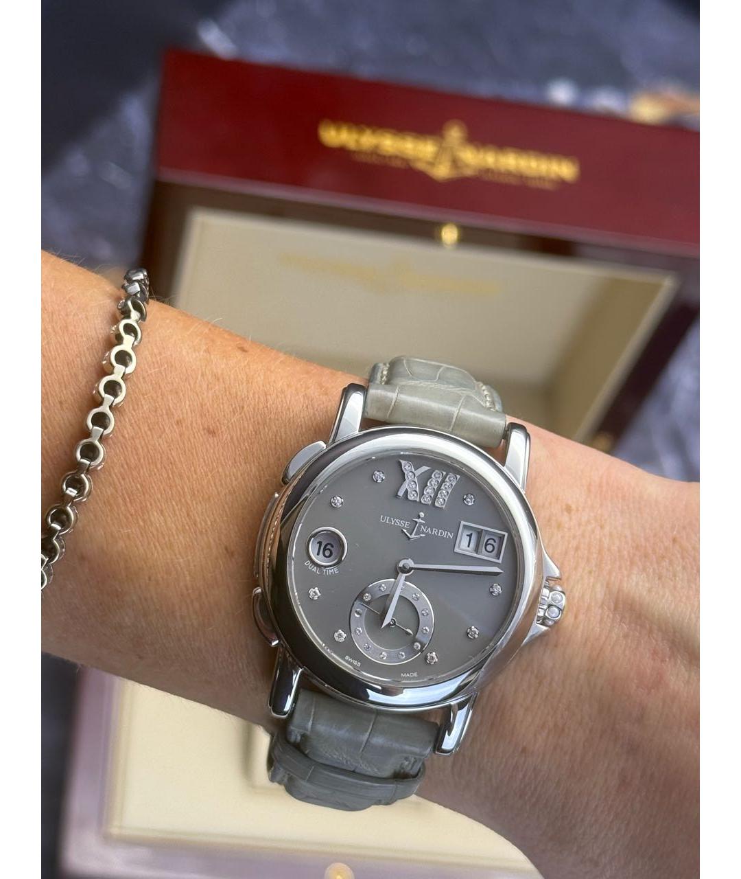 Ulysse Nardin Серые часы, фото 8