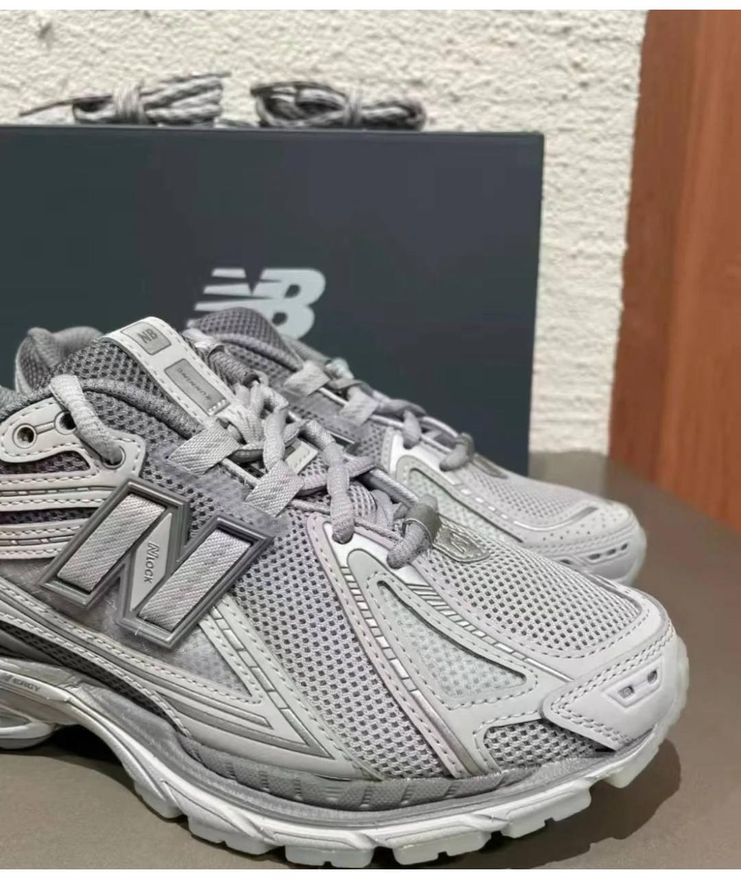 NEW BALANCE Серые низкие кроссовки / кеды, фото 5