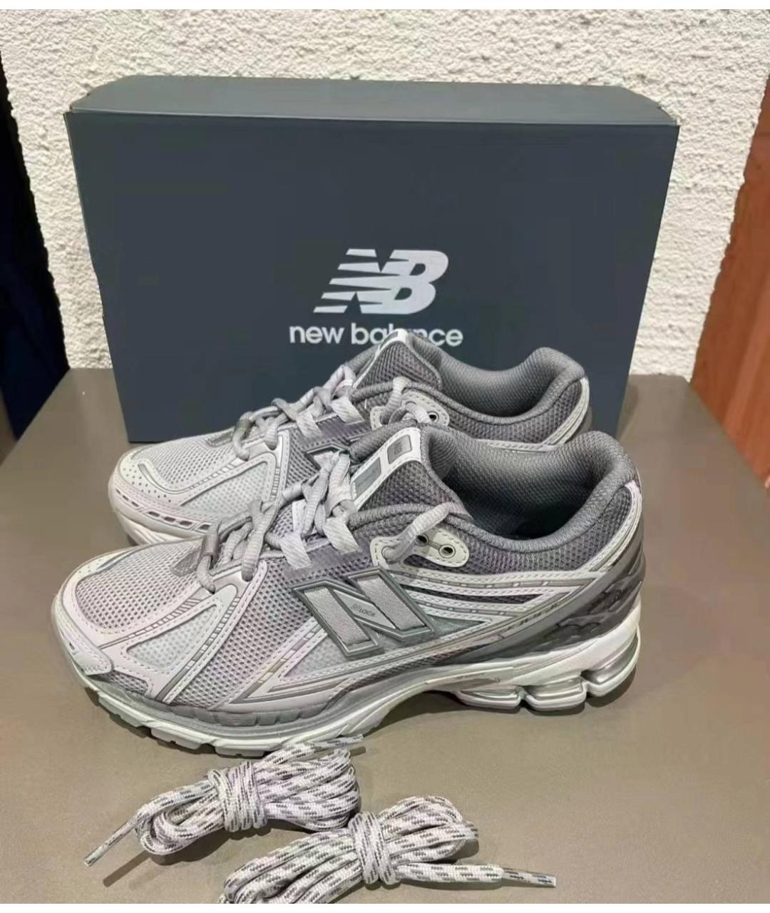 NEW BALANCE Серые низкие кроссовки / кеды, фото 3