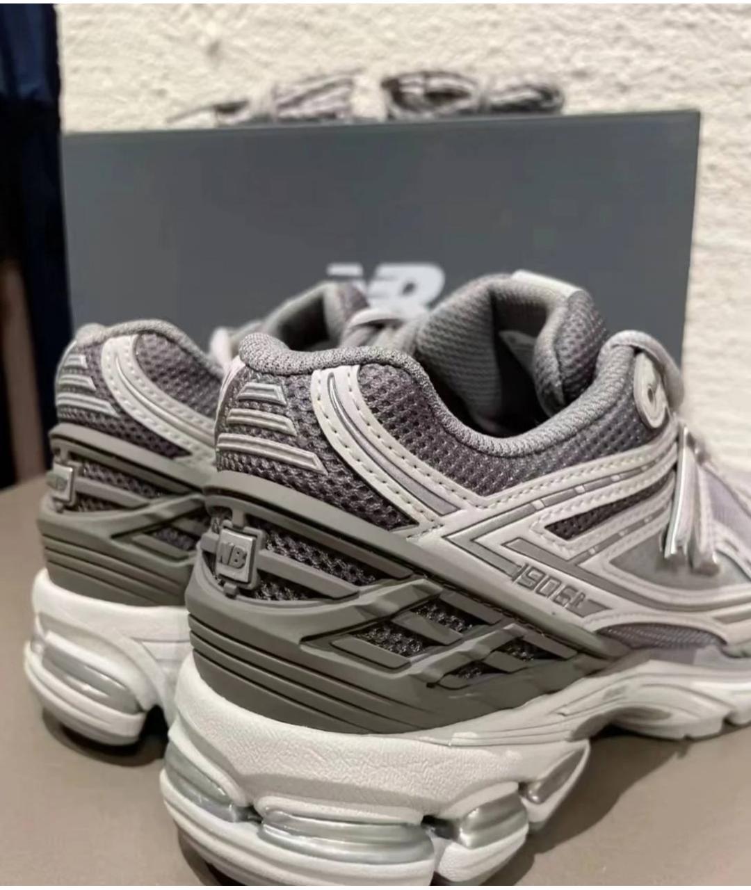NEW BALANCE Серые низкие кроссовки / кеды, фото 4