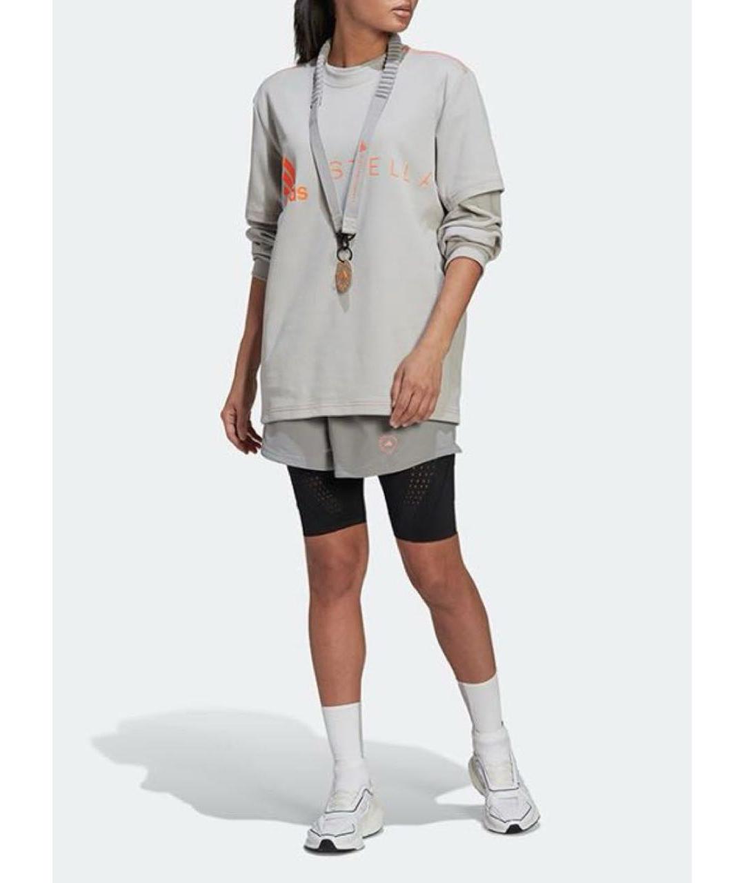 ADIDAS BY STELLA MCCARTNEY Серая футболка, фото 2