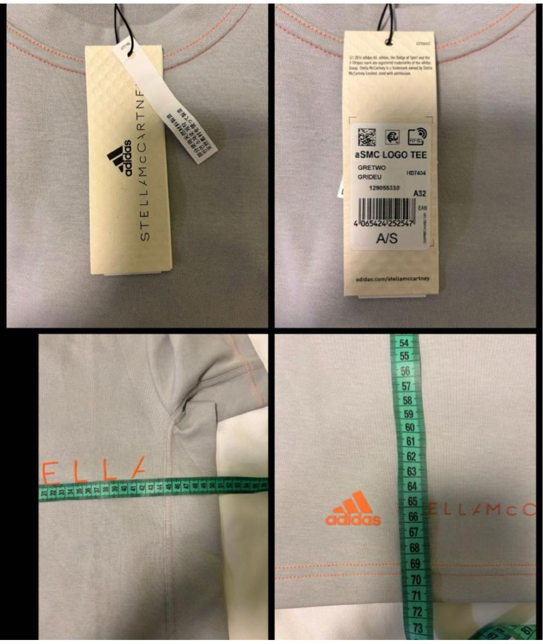 ADIDAS BY STELLA MCCARTNEY Серая футболка, фото 5