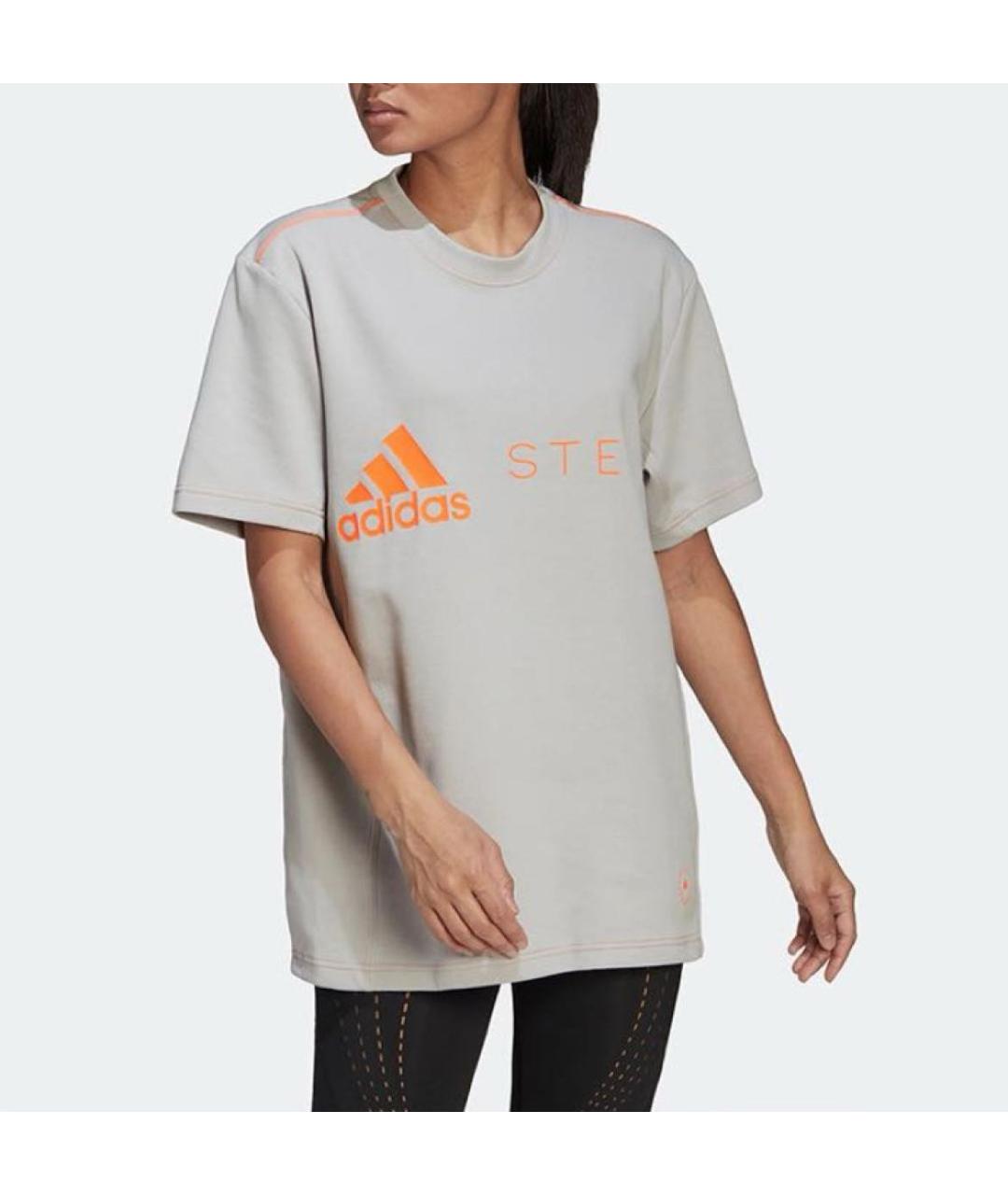 ADIDAS BY STELLA MCCARTNEY Серая футболка, фото 3