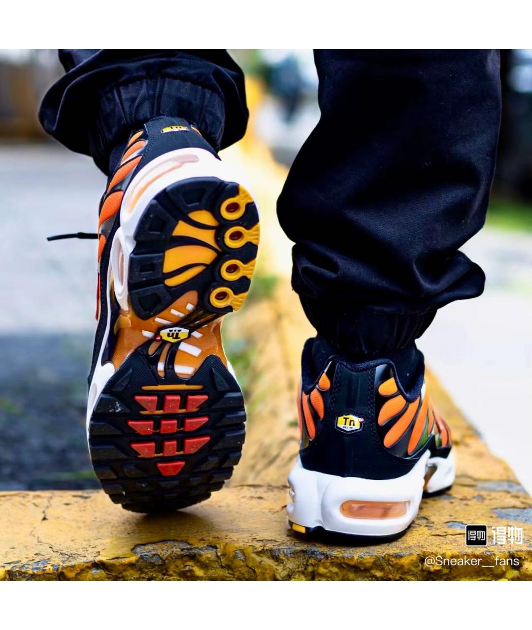 NIKE Оранжевое текстильные низкие кроссовки / кеды, фото 8