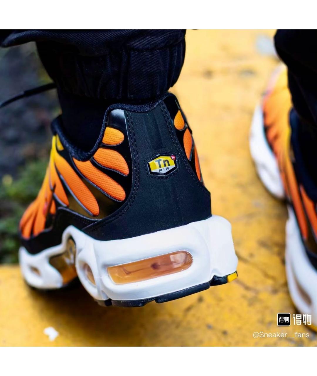NIKE Оранжевое текстильные низкие кроссовки / кеды, фото 7