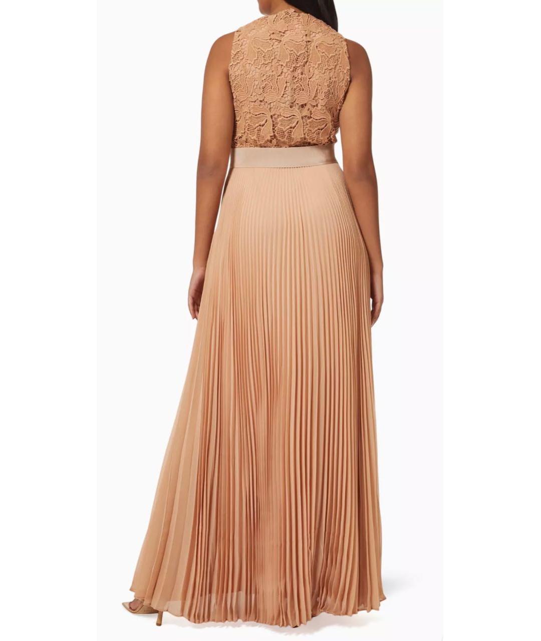 MAX MARA Бежевое ацетатное вечернее платье, фото 2