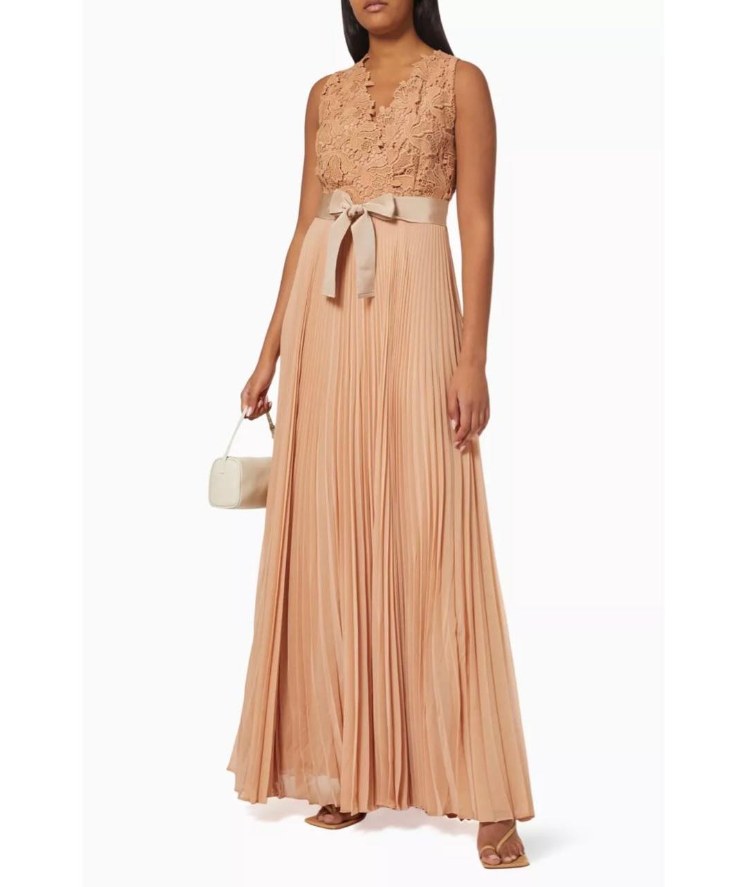 MAX MARA Бежевое ацетатное вечернее платье, фото 7