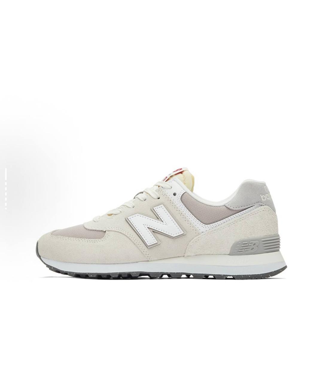 NEW BALANCE Бежевые низкие кроссовки / кеды, фото 7