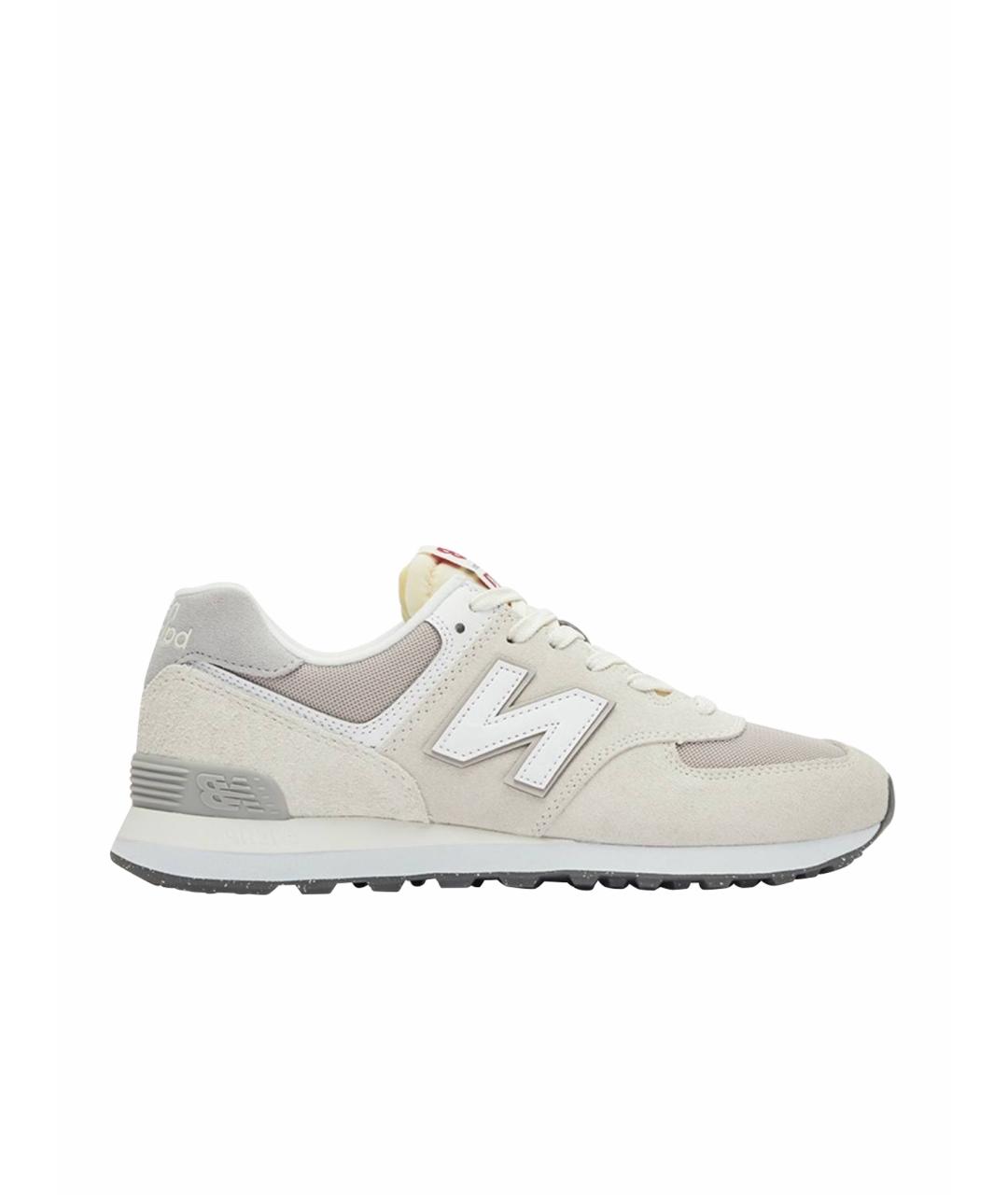 NEW BALANCE Бежевые низкие кроссовки / кеды, фото 1