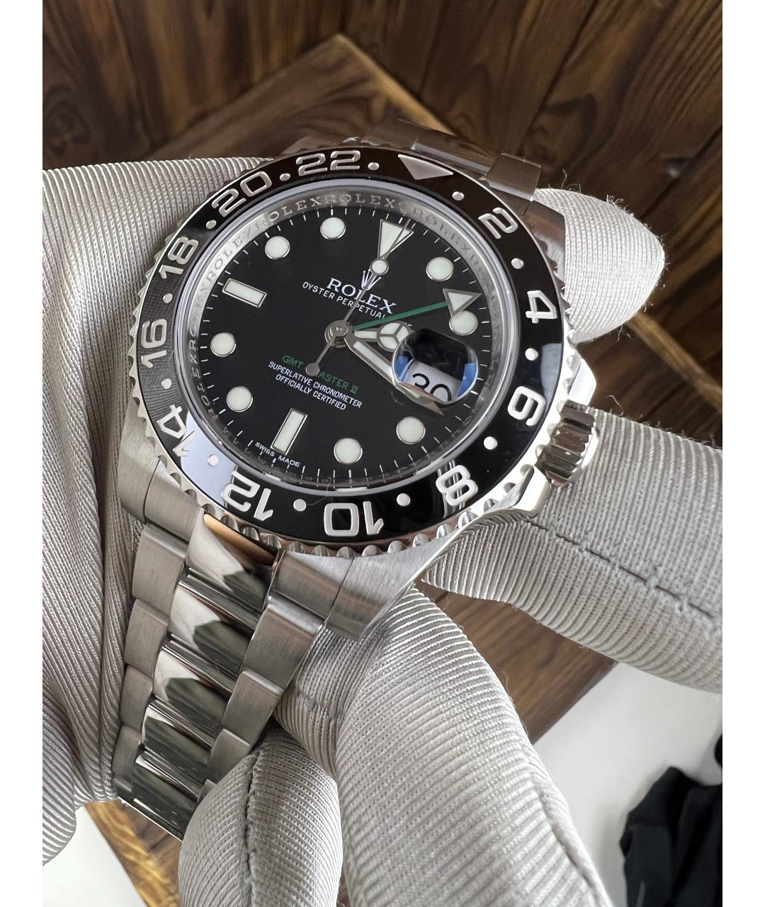 ROLEX Черные часы, фото 3