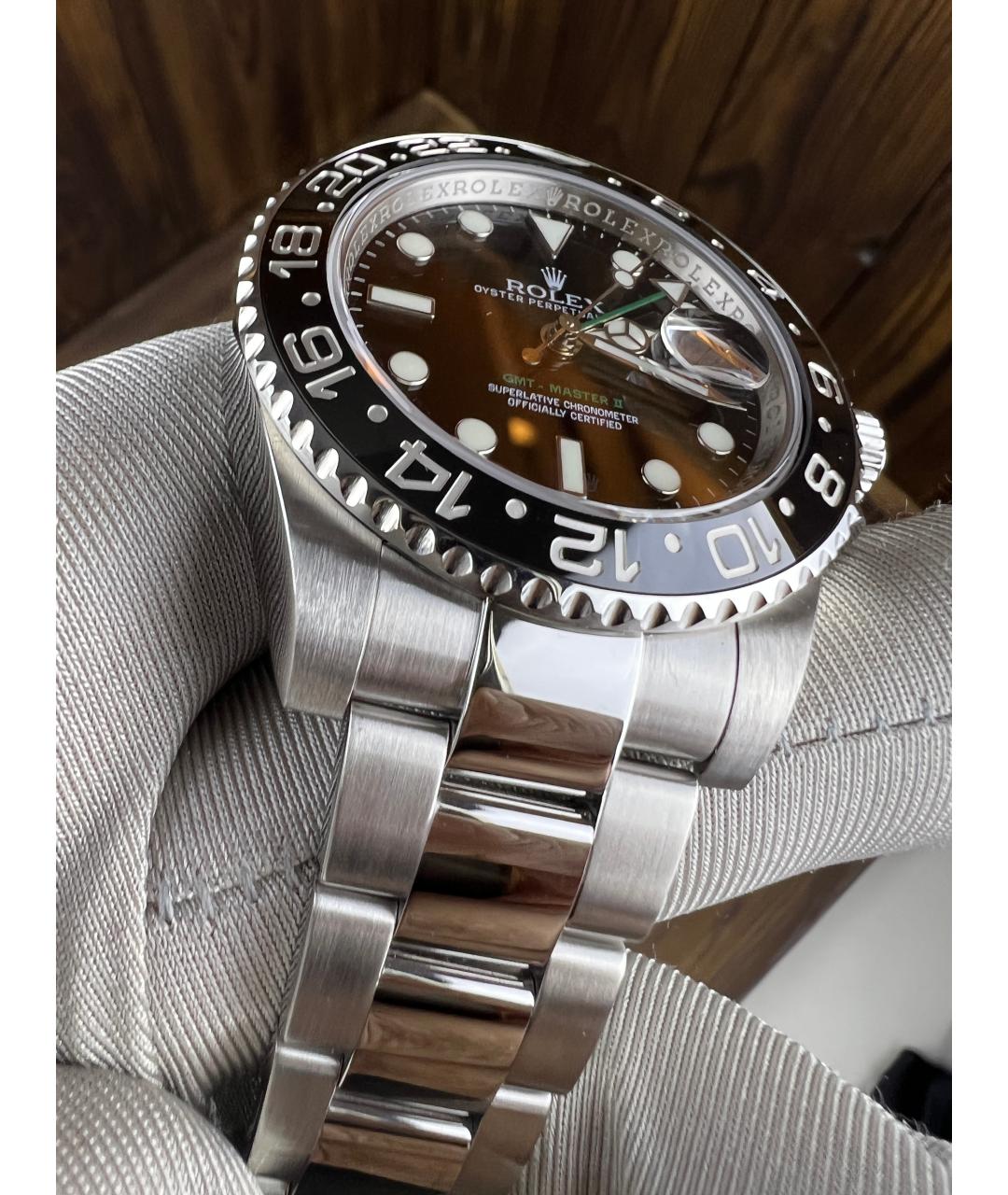 ROLEX Черные часы, фото 7