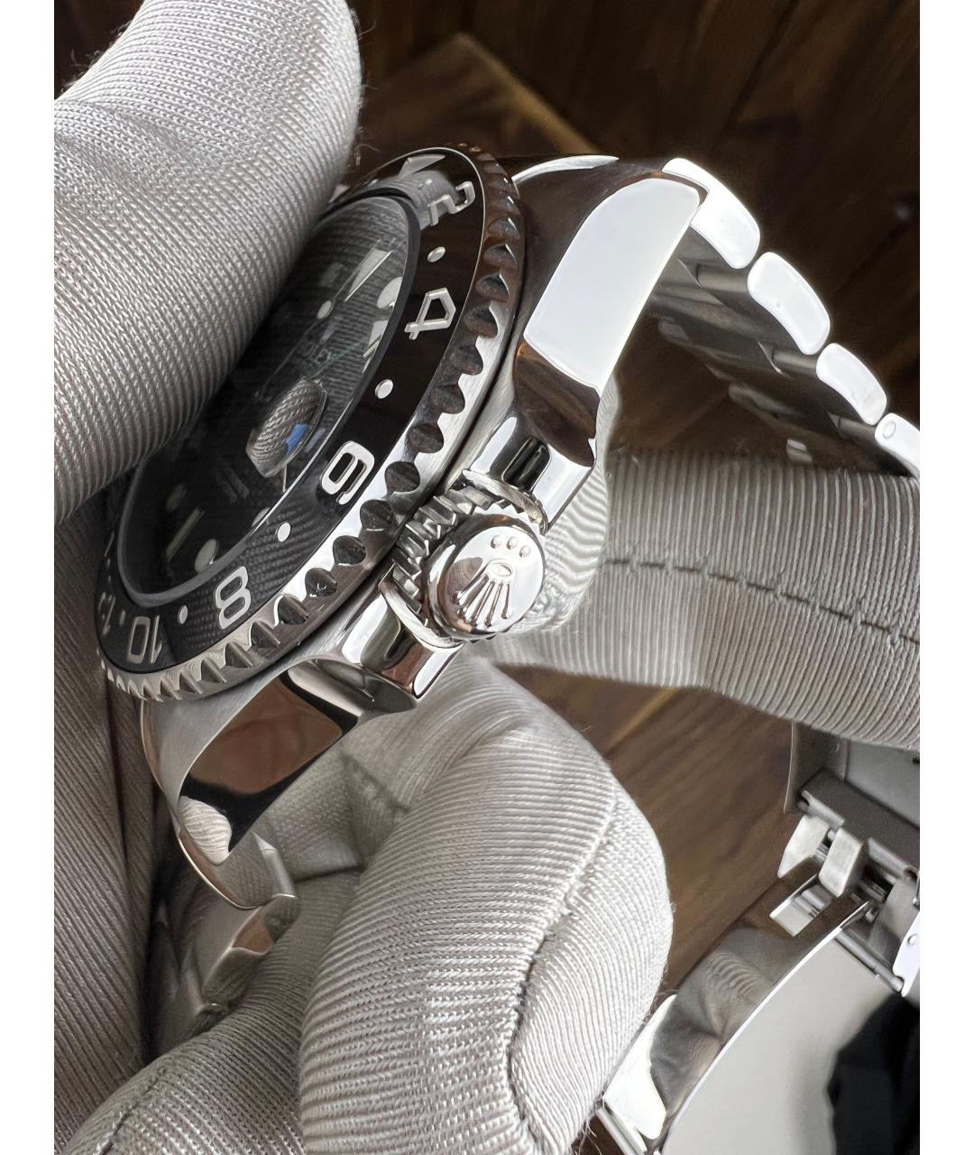 ROLEX Черные часы, фото 4