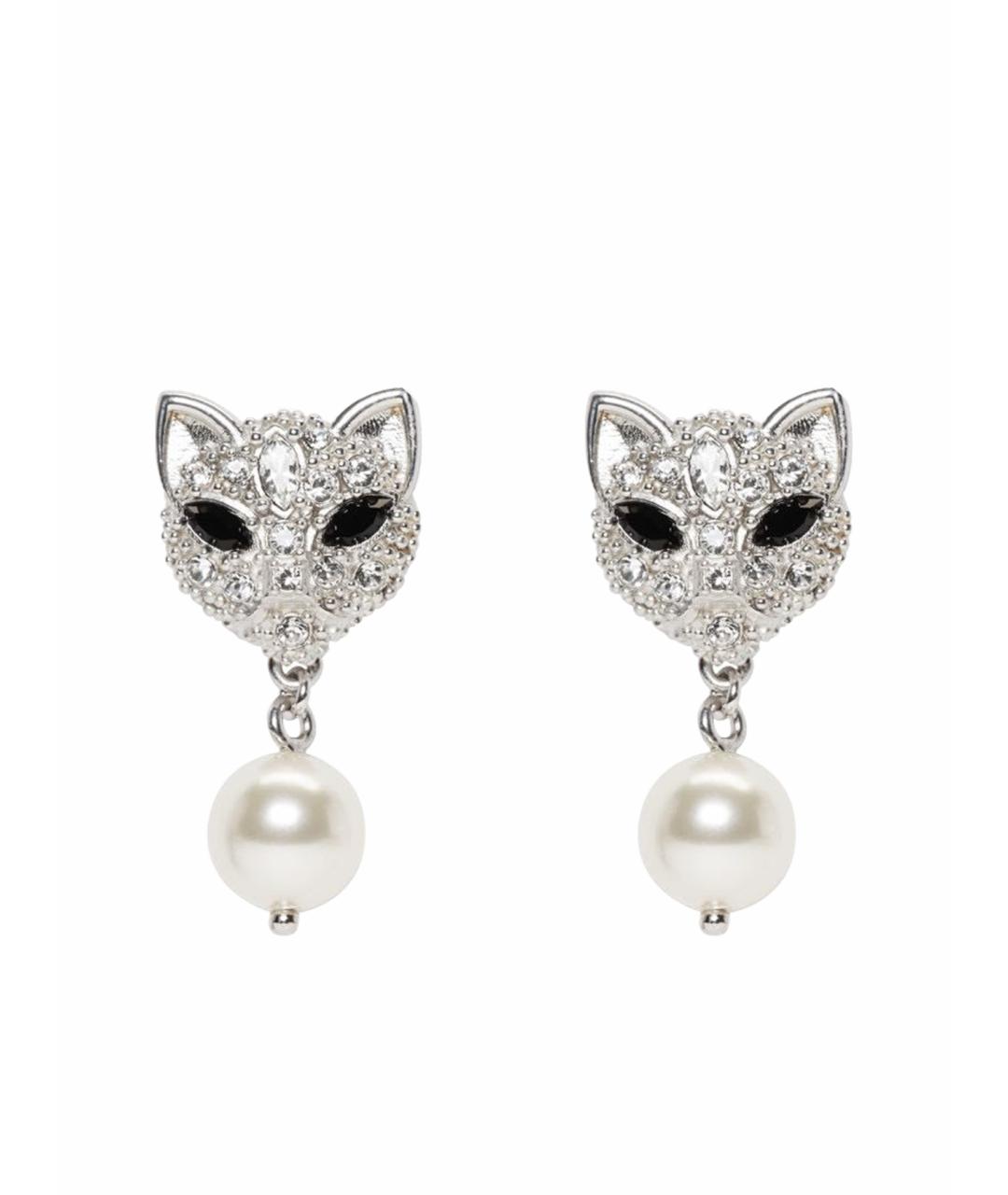 MIU MIU Серебряные серебряные серьги, фото 1