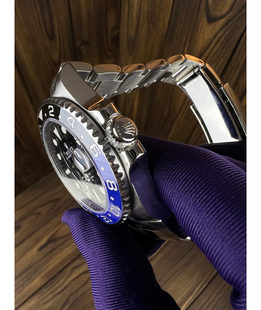 ROLEX Темно-синие часы, фото 4