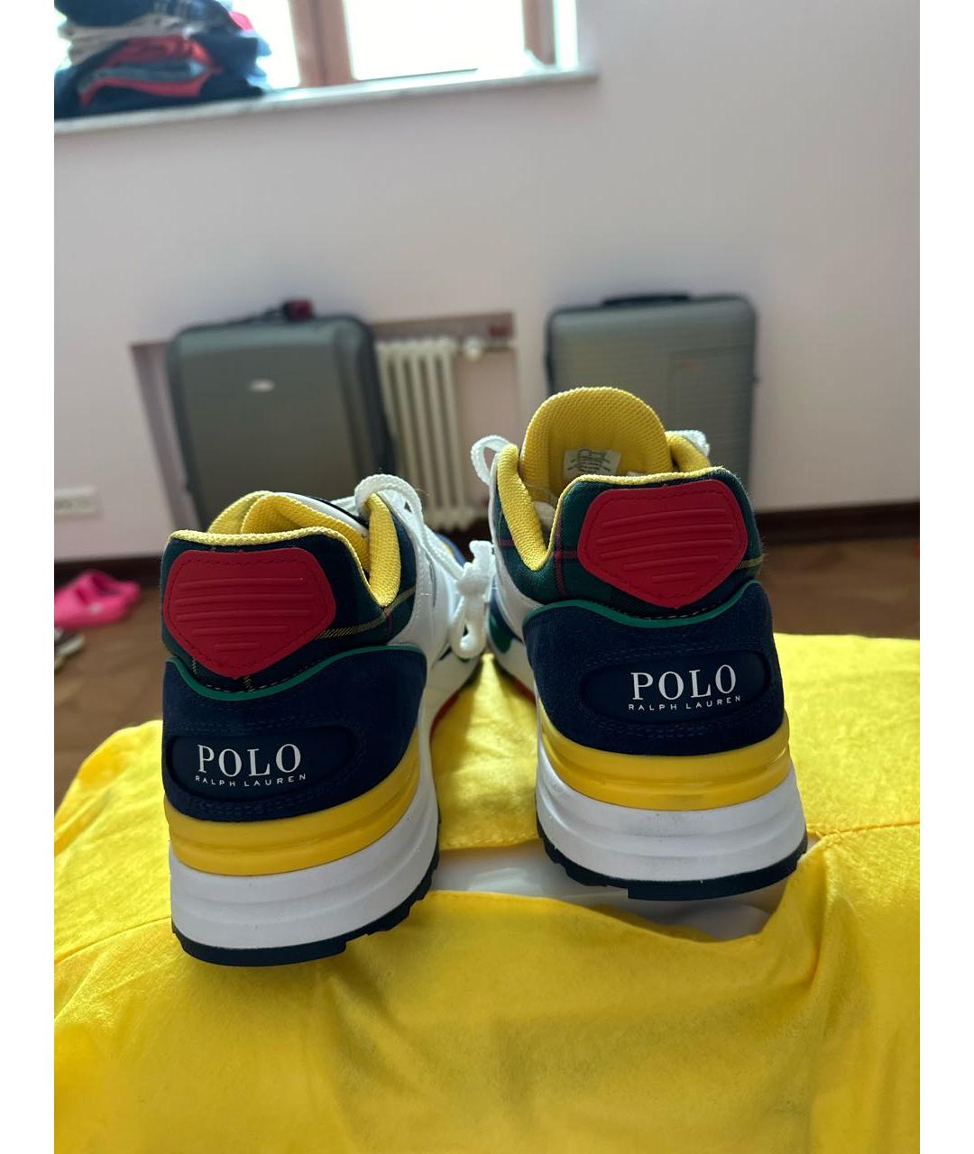 POLO RALPH LAUREN Кожаные низкие кроссовки / кеды, фото 4