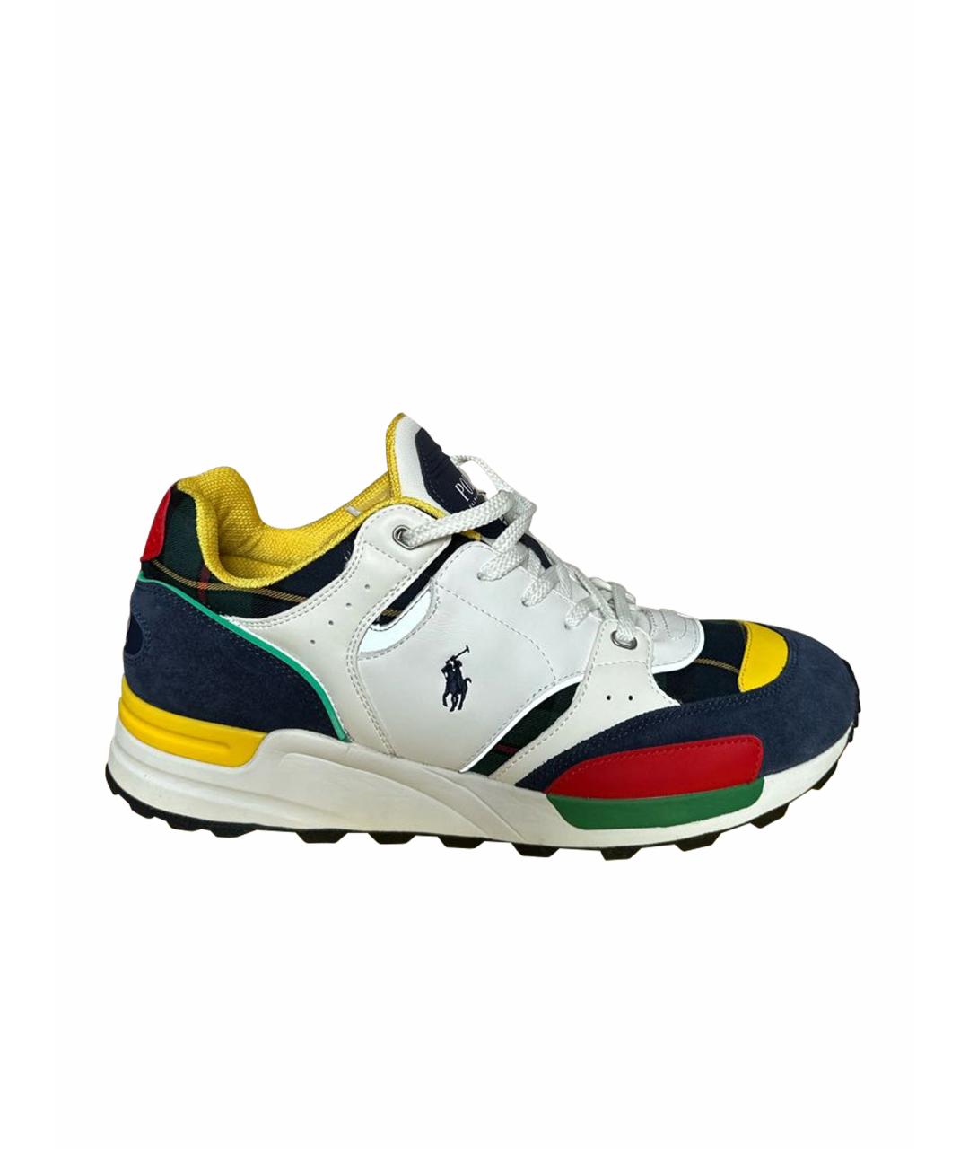 POLO RALPH LAUREN Кожаные низкие кроссовки / кеды, фото 1