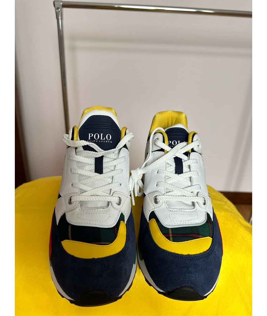 POLO RALPH LAUREN Кожаные низкие кроссовки / кеды, фото 2