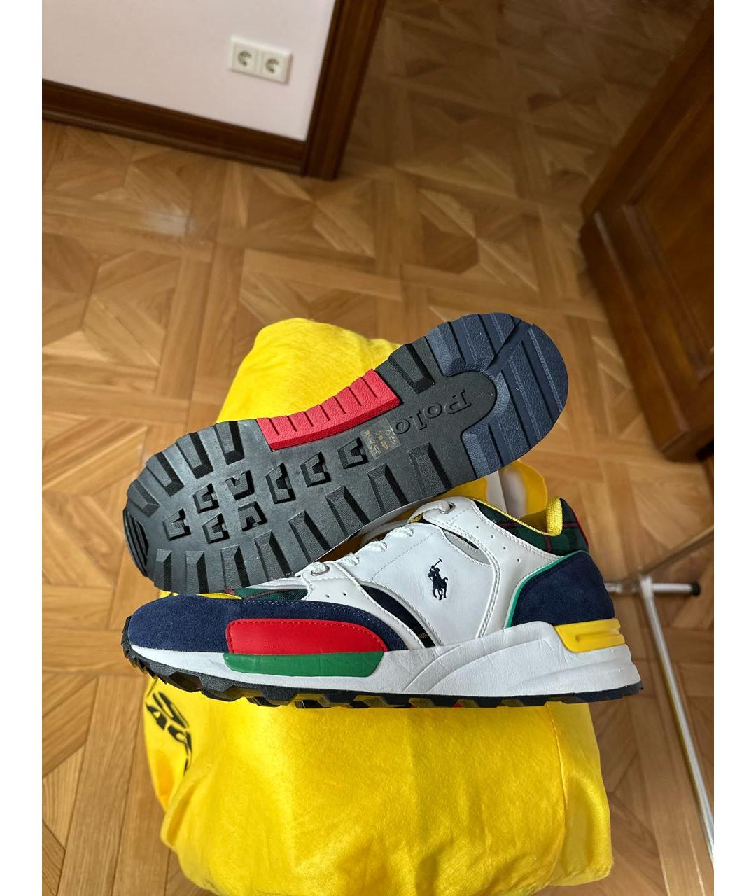 POLO RALPH LAUREN Кожаные низкие кроссовки / кеды, фото 6