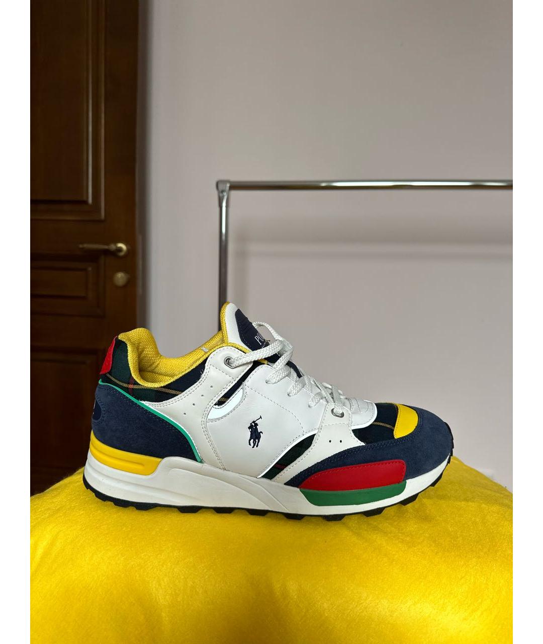 POLO RALPH LAUREN Кожаные низкие кроссовки / кеды, фото 9