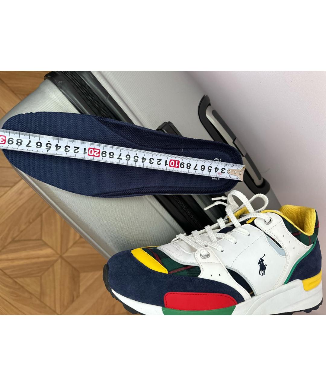POLO RALPH LAUREN Кожаные низкие кроссовки / кеды, фото 7