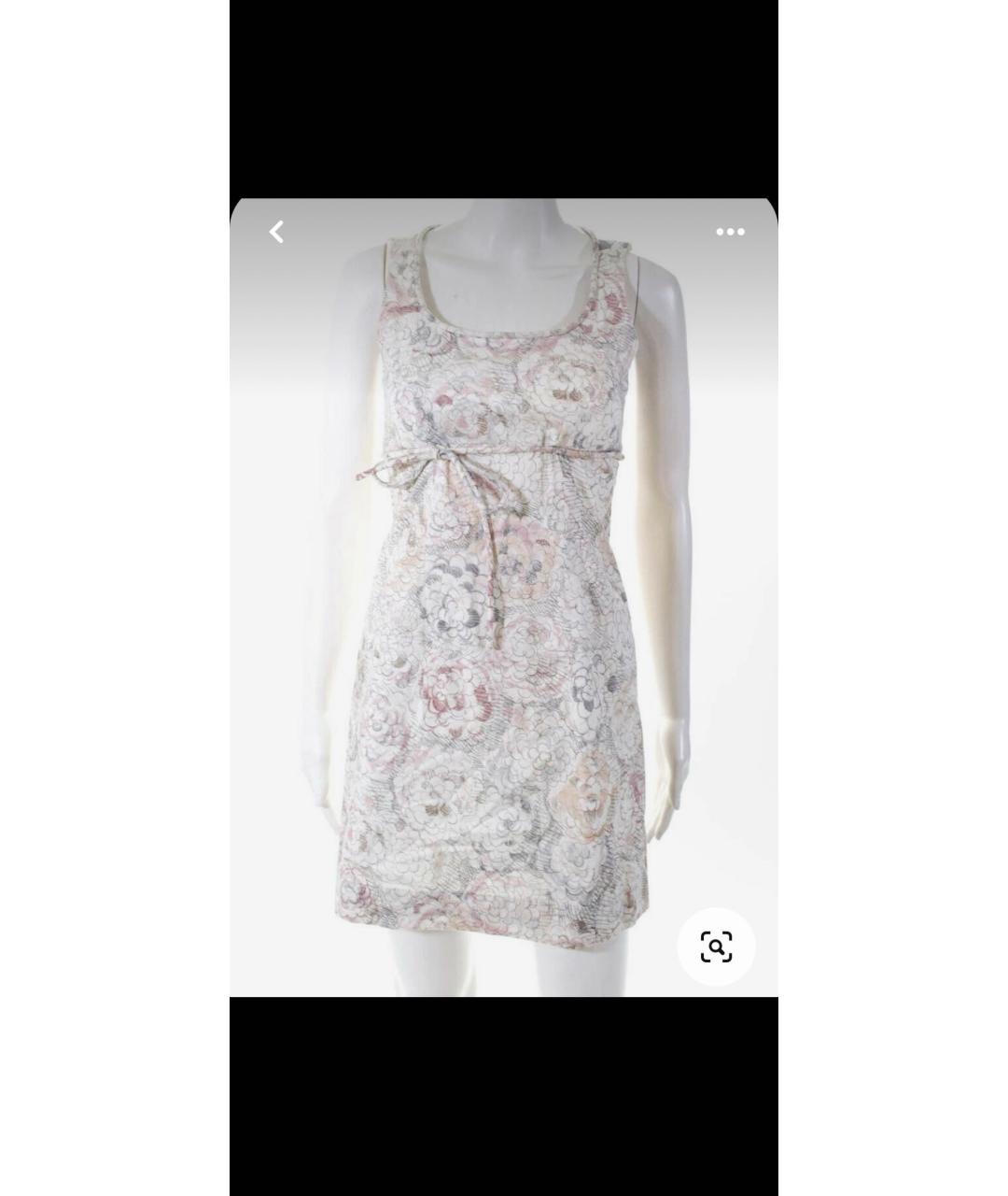 CHANEL Мульти хлопковое повседневное платье, фото 2