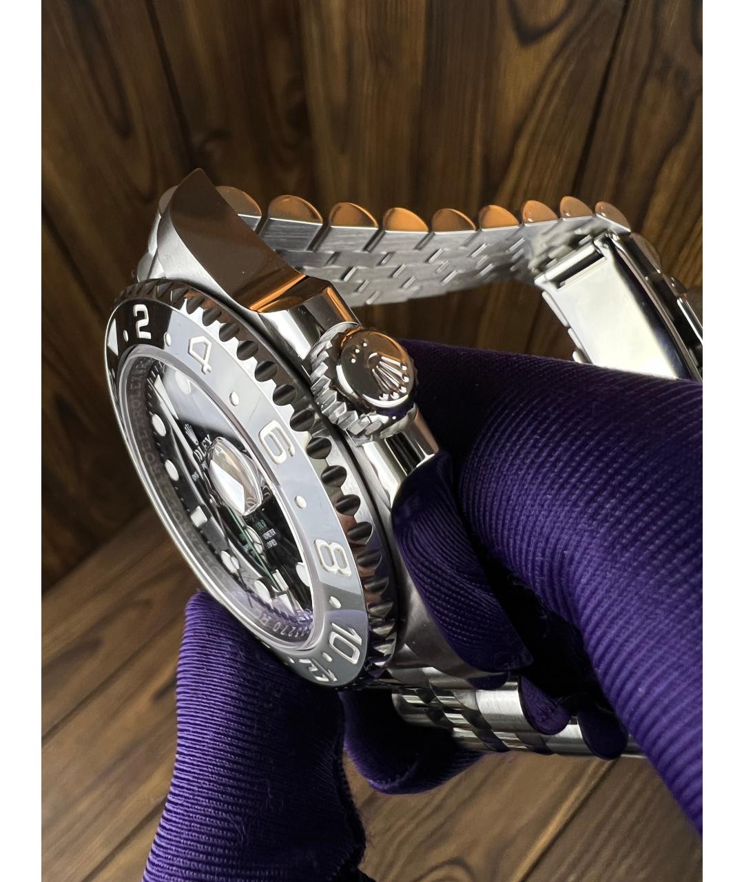 ROLEX Черные часы, фото 4