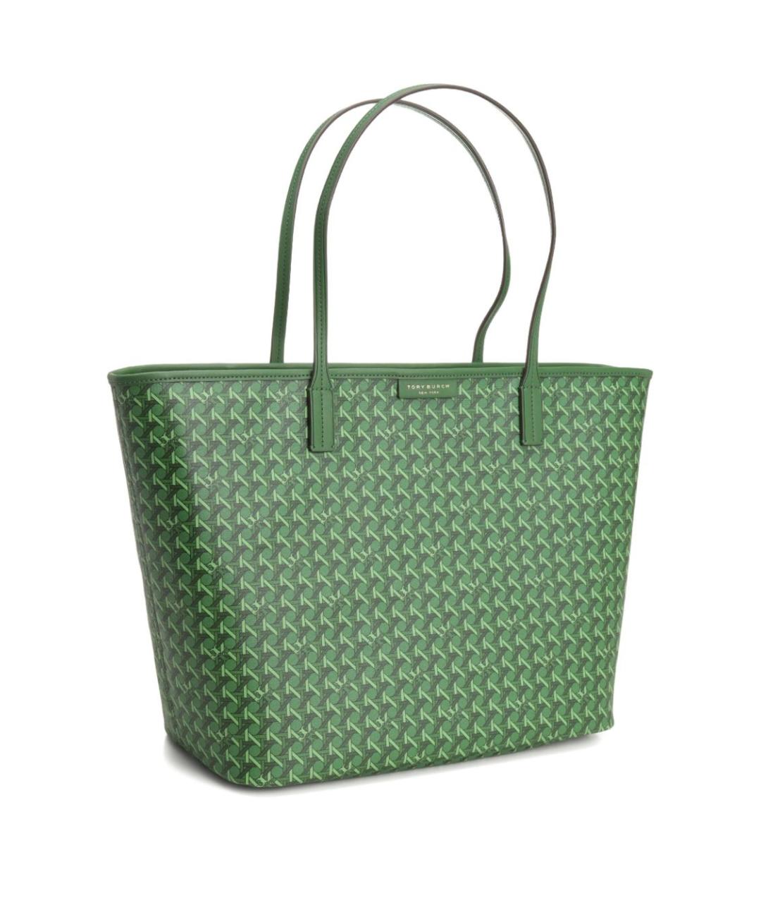 TORY BURCH Зеленая сумка тоут, фото 2