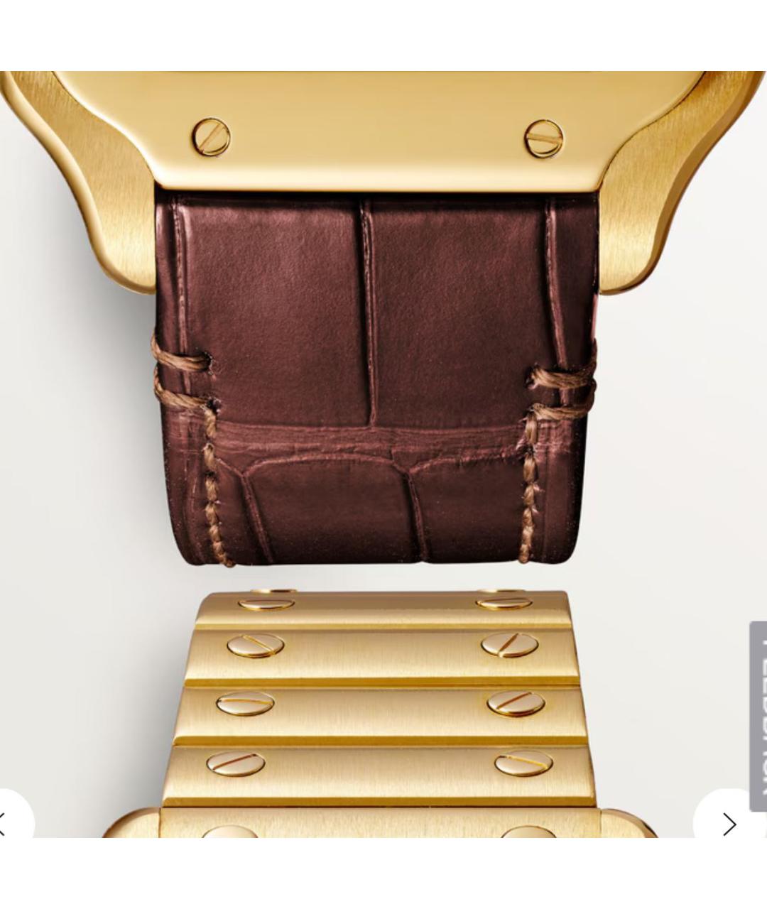 CARTIER Золотые часы из желтого золота, фото 3