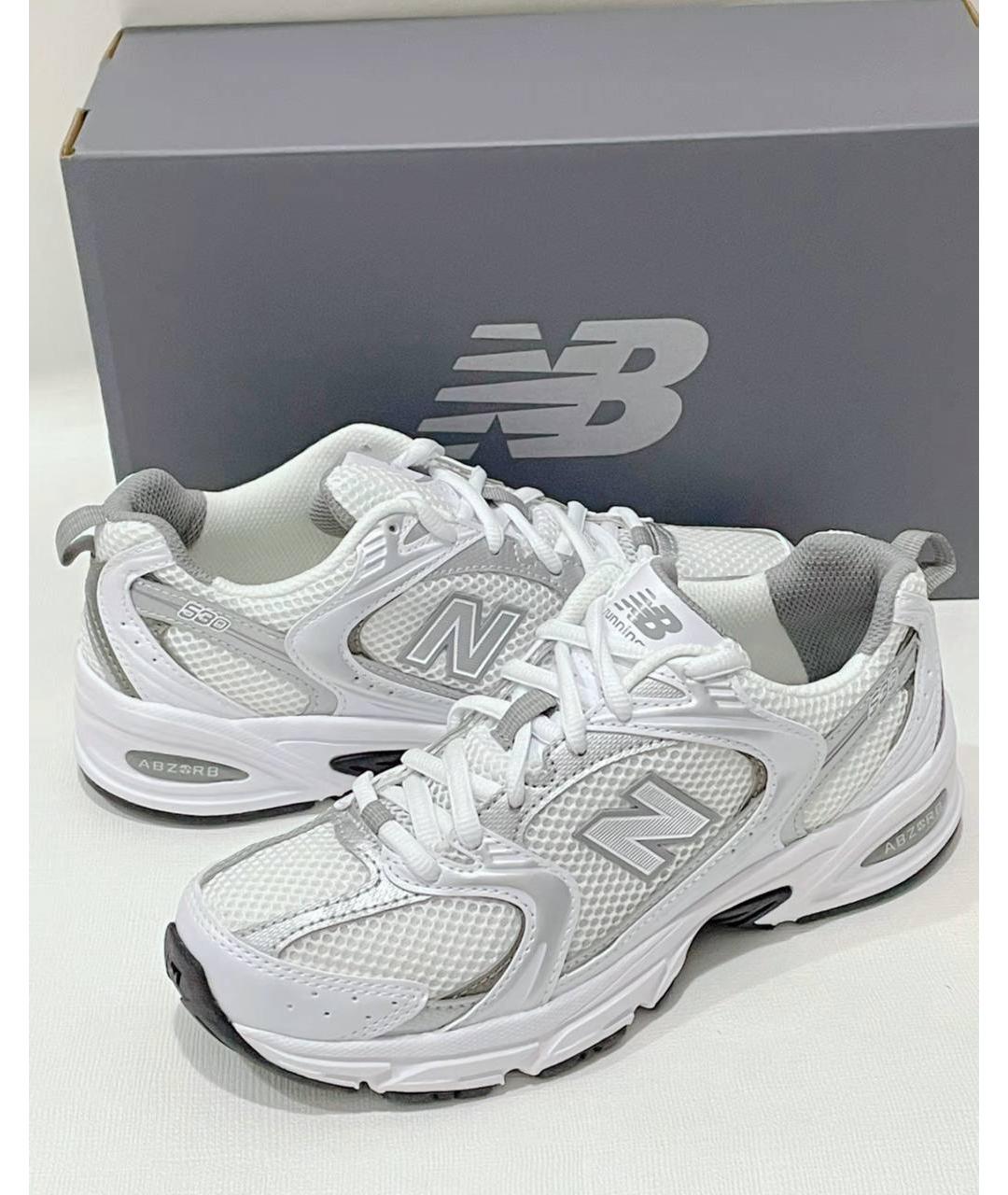 NEW BALANCE Белые кроссовки, фото 3