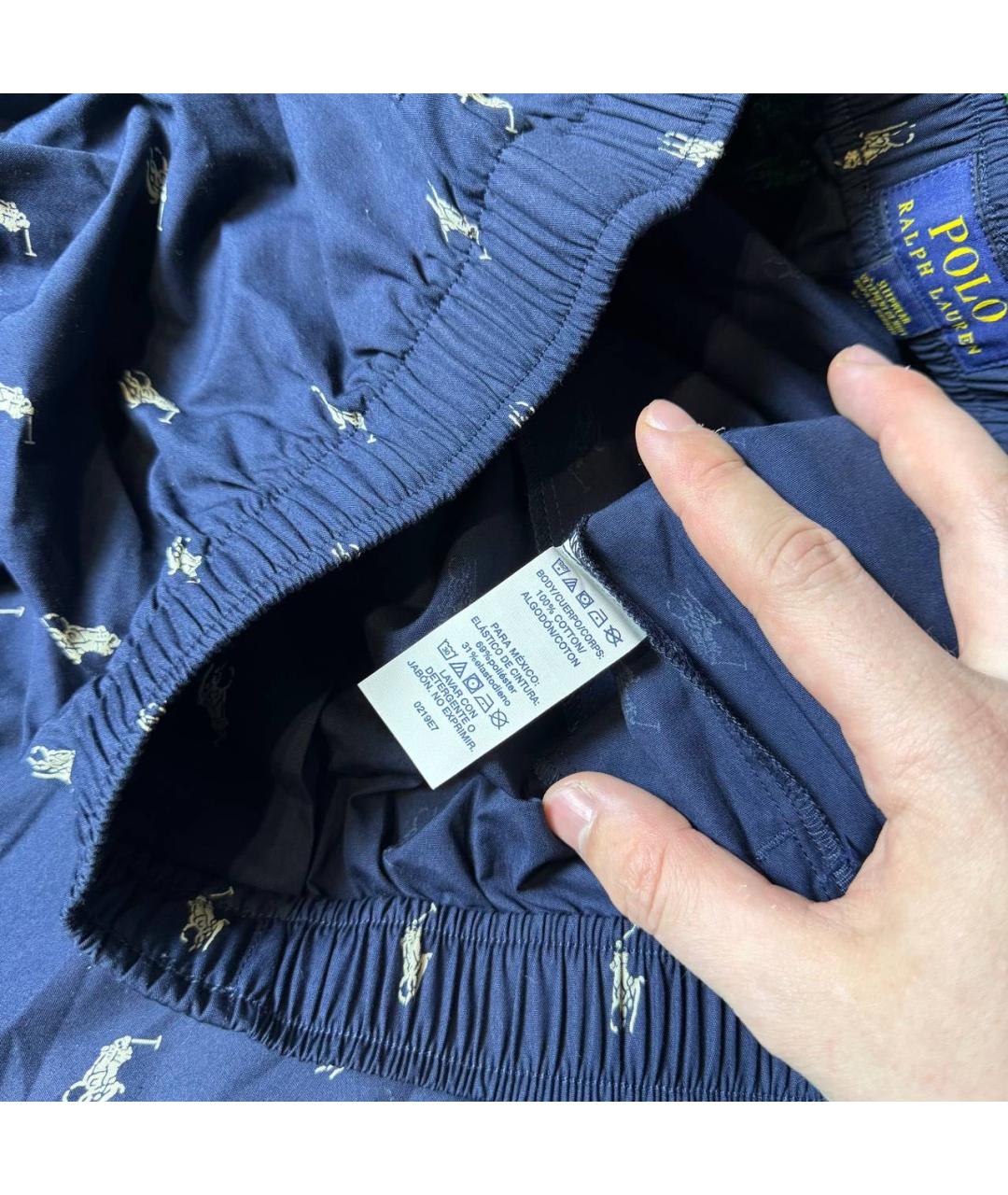 POLO RALPH LAUREN Темно-синяя пижама, фото 7