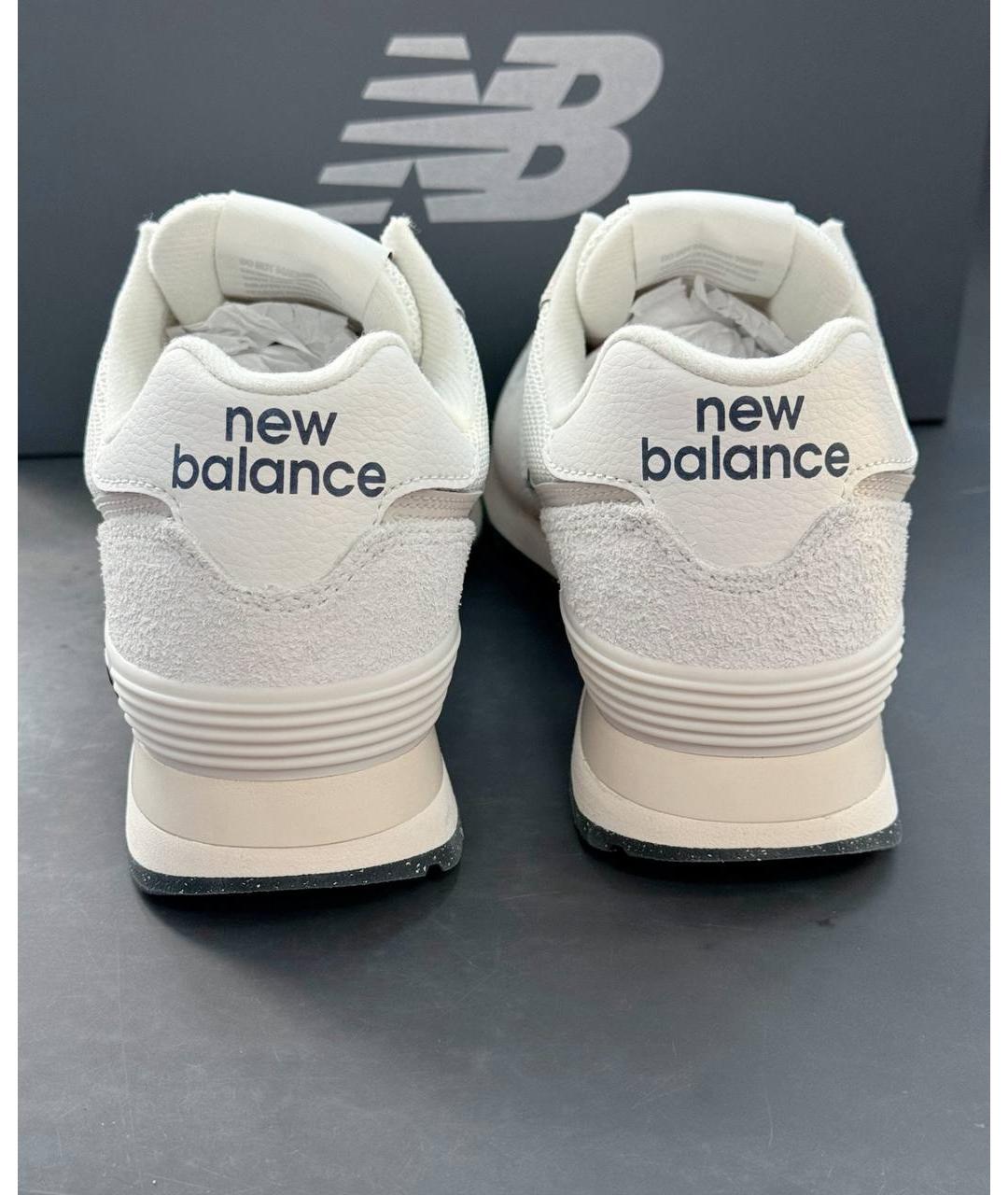NEW BALANCE Белые низкие кроссовки / кеды, фото 2