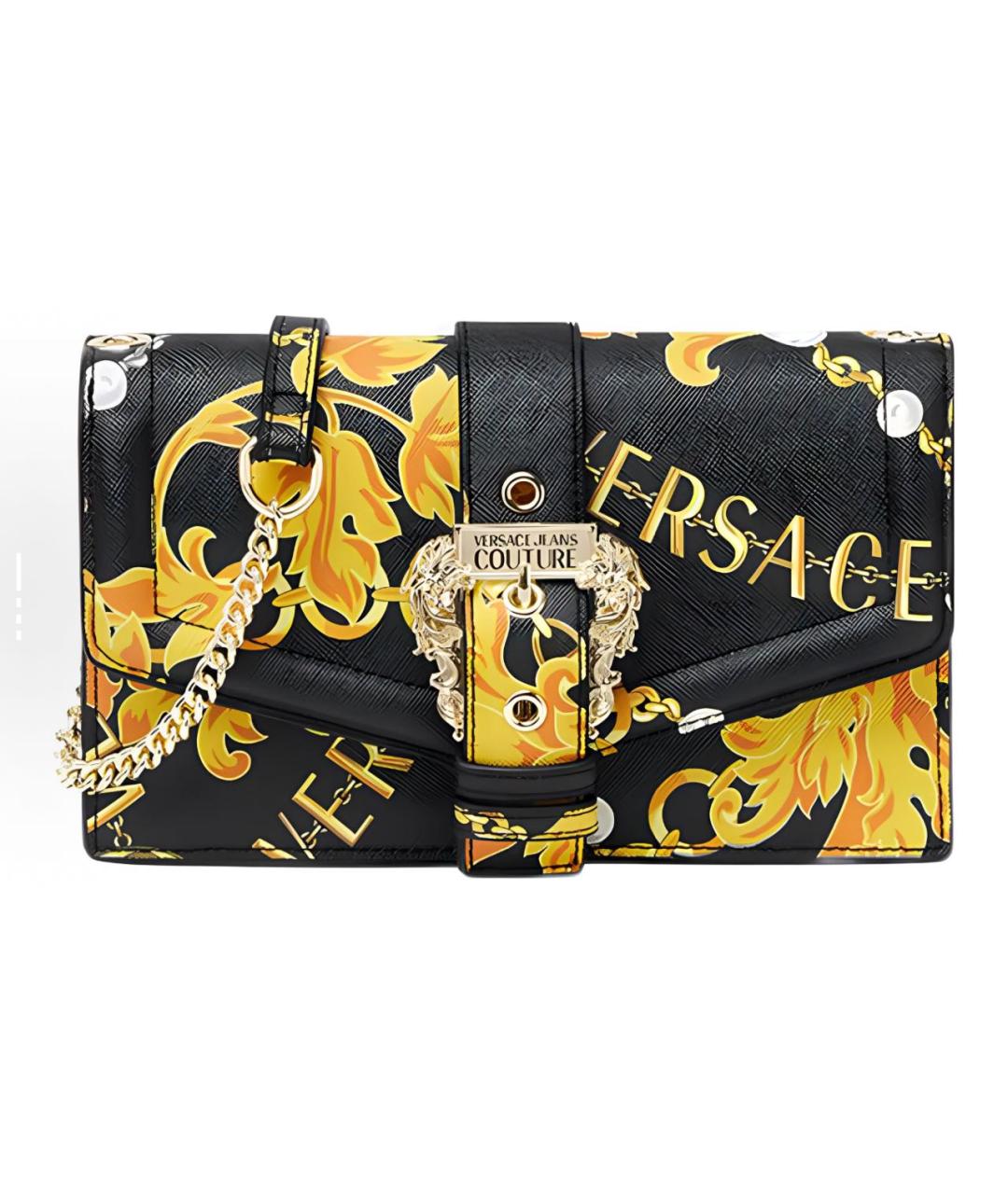 VERSACE JEANS COUTURE Мульти кожаная сумка через плечо, фото 5