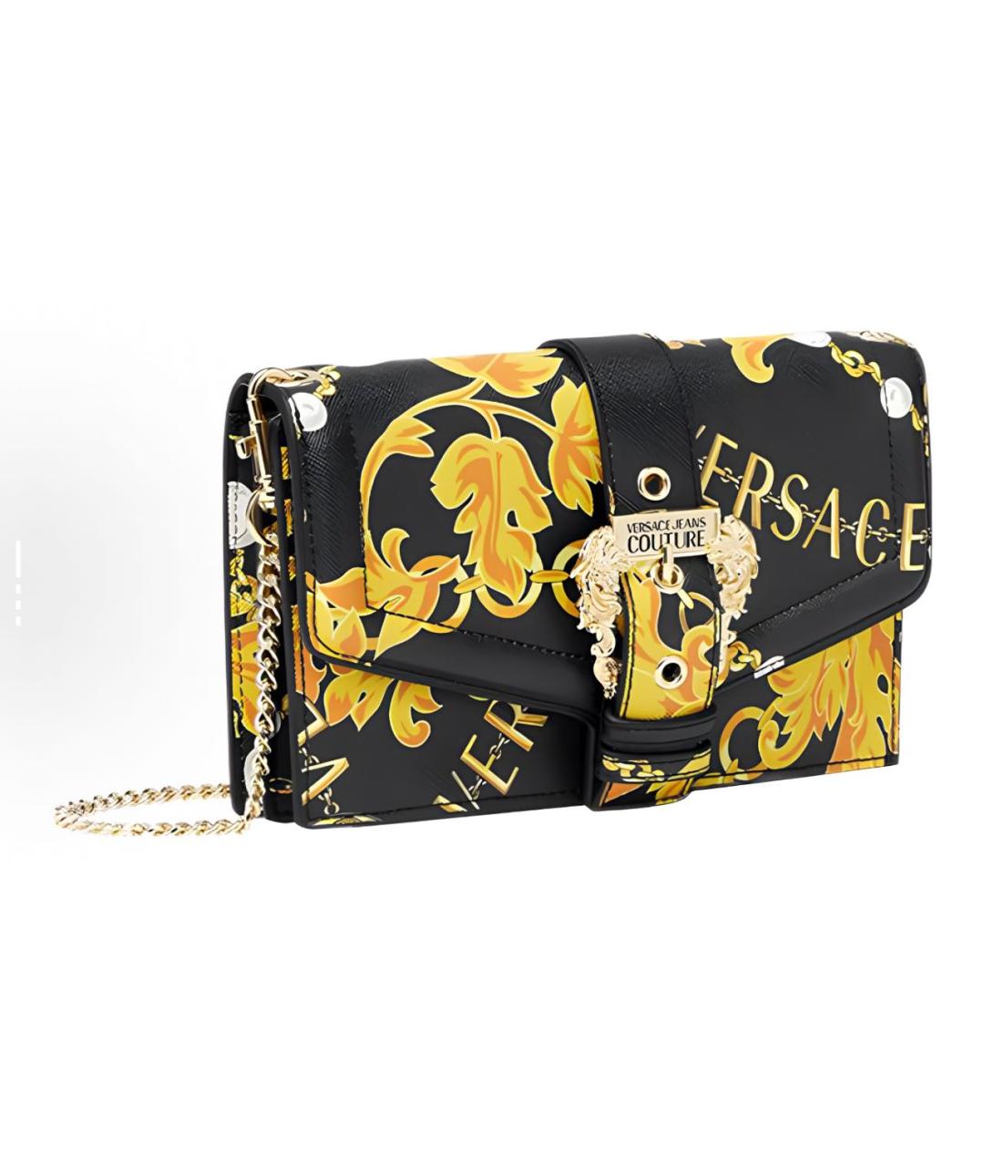 VERSACE JEANS COUTURE Мульти кожаная сумка через плечо, фото 2