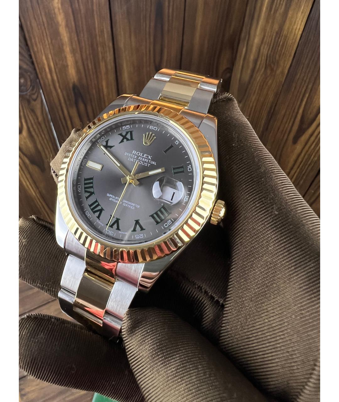 ROLEX Часы из желтого золота, фото 3