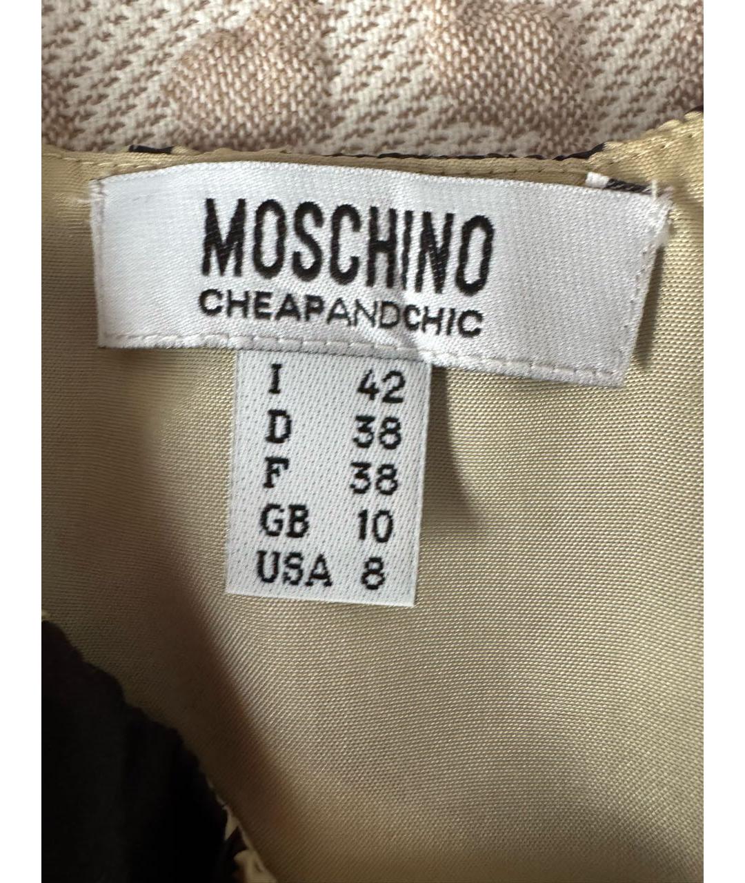 MOSCHINO Шелковое повседневное платье, фото 2